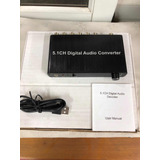 Convertidor De Audio Digital 5.1ch Entrada Spdif A 5,1