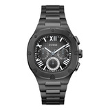 Reloj Guess De 42 Mm Para Hombre - Brazalete Negro Esfera Ne