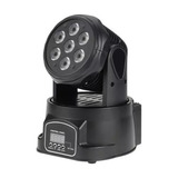 Cabeza Movil Robotico Par 7 Led Rgbw Dmx Fiesta Disco