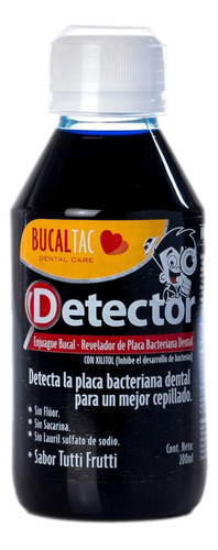 Bucal Tac Enjuague Bucal Detector De Placa Bacteriana 250ml