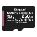 Memoria Mircro Sd Kingston 256gb Adaptador Sd Canvas 100mb/s