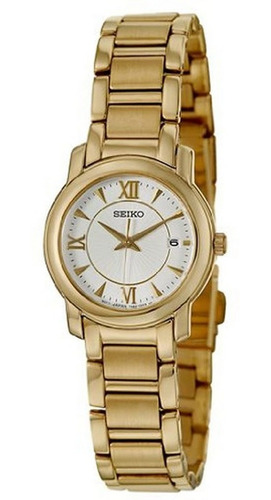 Reloj Seiko Dorado Mujer Sxdc22p1 Garantía Oficial