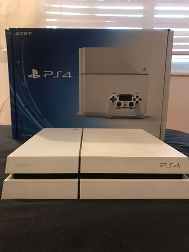 Playstation 4 Blanca Edición Limitada Con 2 Juegos+joystick