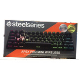 Teclado Steelseries Gamer Apex Pro Mini Wireless Sem Fio 60%