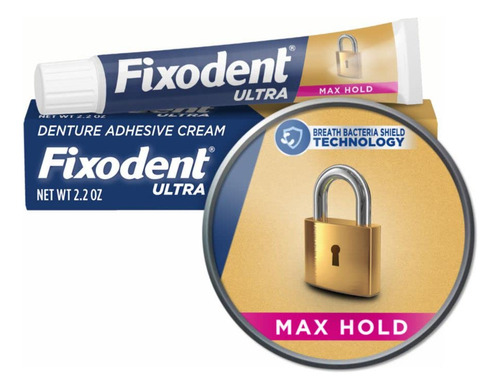 Fixodent Ultra Maxhold Adhesivo Para Prótesis Dentales