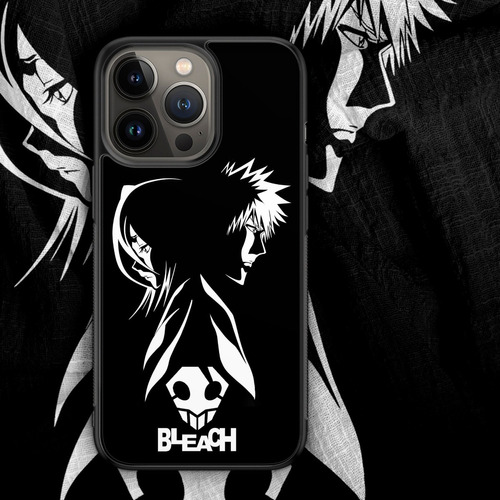 Bleach Ichigo Kurosaki Rukia Kuchiki Funda Celular Tpu Anime