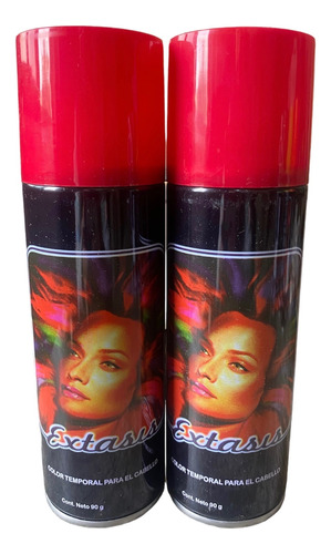 Pintura Temporal Para Cabello Aerosol Colores 90 Gr - 12 Pzs