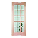 Puerta Francesa De 15 Vidrios Biselados 81.3x213x4 Cm