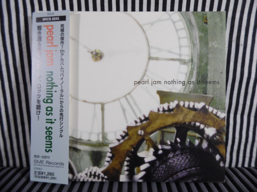 Pearl Jam  Nothing As It Seems Cd Single Japonês Com Obi