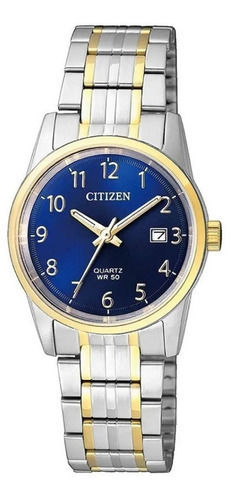 Reloj Citizen Quartz Para Mujer Eu6004-56l Multicolor