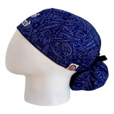 Gorro Quirúrgico Instrumentadorazul Antifluido + Lanyard 