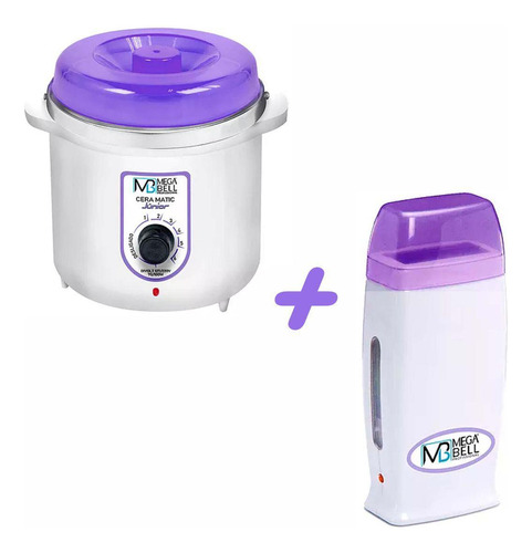 Kit Termocera 400g Lilás+ Roll On Lilás - Mega Bell