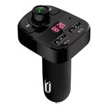 Bluetooth Transmisor Fm Auto Manos Libres Cargador 2 Usb 