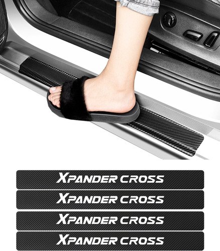 Protección Sticker Estribos Puertas Mitsubishi Xpander Cross