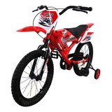 Bicicleta Para Niños Rodada 16 Tipo De Carreras Motocross Color Rojo Tamaño Del Cuadro Chico