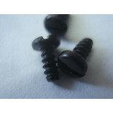 2 X 4 Mm Tornillo Negro  Autorroscante Bolsa Con 100