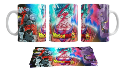 Taza Blanca Dragon Ball Super, Premium