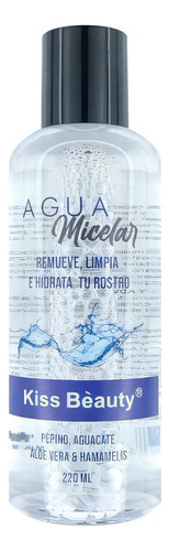 Agua Micelar Kiss Beauty 220ml - mL a $47