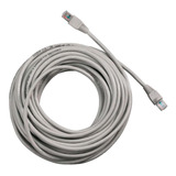 Cable Utp Categoria 5e Gris 20 Metros Con Conectores Rj45