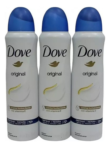 Antitranspirante Dove Original Pack De 3 u