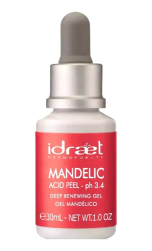 Gel Acido Mandelico 10% Renovador Manchas Acne Idraet