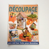 Revista Arte Em Découpage Porta-toalha Caixote Madeira Bb39