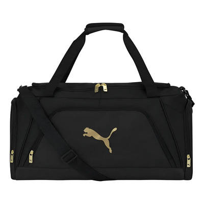 Puma Maleta De Mano Ejercicio Gym Deportiva Negro Con Dorado | Envío gratis