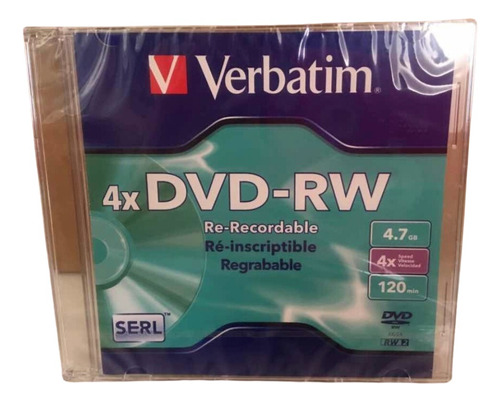 Dvd-rw Marca Verbatim  10 Pzas Con Estuche