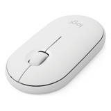 Mouse Logitech Pebble 2 M350s Ambidestro Branco Sem Fio