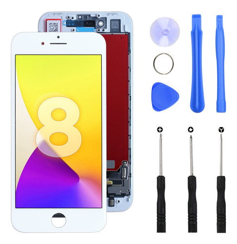 Pantalla Táctil Lcd Para iPhone 8 A1863 A1905 A1906 Blanco