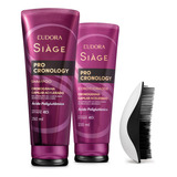 Kit Siàge Pro Cronology: Shampoo + Condicionador + Escova
