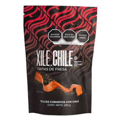 Bolsa Dulces Xile Chile Tiritas De Fresa 200gr Xilechile | Meses sin interés