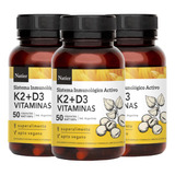 Pack Vitamina K2 + D3 Natier Huesos Salud Dental 50 Cap