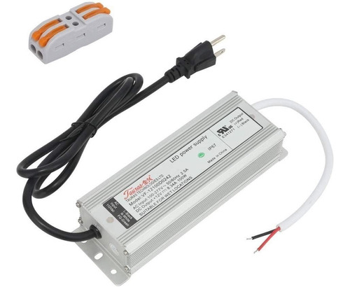 Led Driver 12 Volt 100 Watts Ip67 Waterproof With Ac Cord 3 