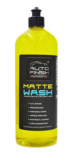 Autofinish Shampoo Matte Wash Pintura Mate Wrap Vinil 1 Lt