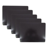 5 Placas Poliestireno Pvc Ps 1mm Preta Fosca 30,5x23,5 Cm