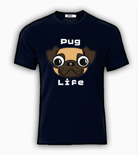 Playera Camiseta Pug Life Perrito Cachorro Unisex Puppy Moda