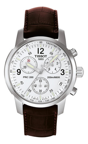 Reloj Tissot Prc 200 T17 Blanco Cuero Oferta