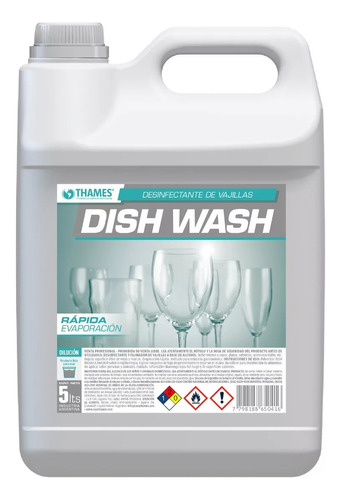 Fajinador Para Lavavajilla Dish Wash 5l Thames