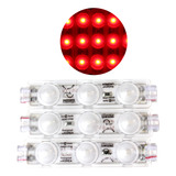 Modulo De Luz Led 70 X15mm 0.6w Rojo 20 Piezas Ds