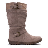 Bota Casual Mujer Andri Khaki Apóstol