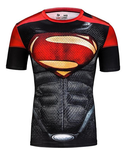 Playera Compresión Superman Jhon Kent Cody Lundin Mc