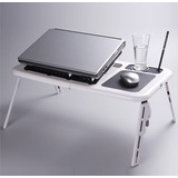 Mesa Para Notebook O Netbook Con Patas Y Ventilador, E-table