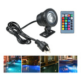 Lâmpada De Piscina Remote Spray Led Submersível Design