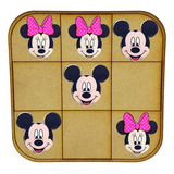 Ta Te Ti Mickey Minnie Tematica Disney Souvenir Tateti X15