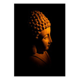 Quadro Decorativo Buda Estatua Rosto 90x60