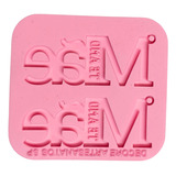 Molde  Forma Silicone Resina Pingente Chaveiro Mãe Letras