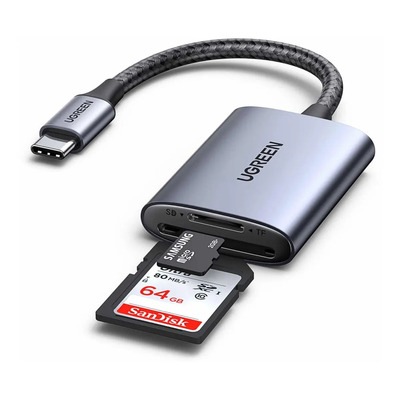 Lector de tarjetas de memoria Ugreen Usb-C para tarjetas Micro SD y SD | MercadoLibre