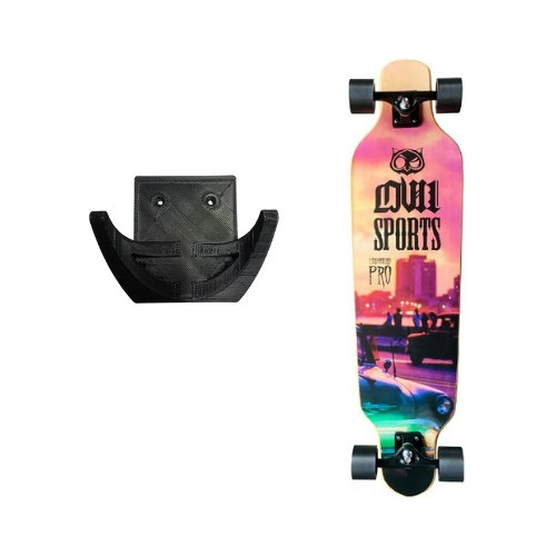 Suporte De Parede Universal Skate Longboard - Autotec 3d