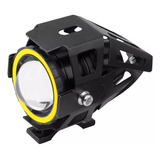 Faro Led U7 X2 Ojo De Ángel C/ Lupa Auxiliar Moto Antiniebla